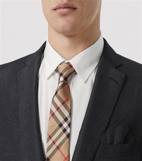 modern cut check silk tie burberry|Burberry Limited.